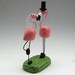 Bride and Groom Flamingos