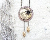 Tic...tac...Tic....tac.... Steampunk Necklace with Vintage Watch Movements and Parts