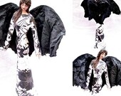 untitled angel - one of a kind paper mache sculpture