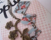 In Bloom Upcycled Cherry Blossom Gift Card Necklace