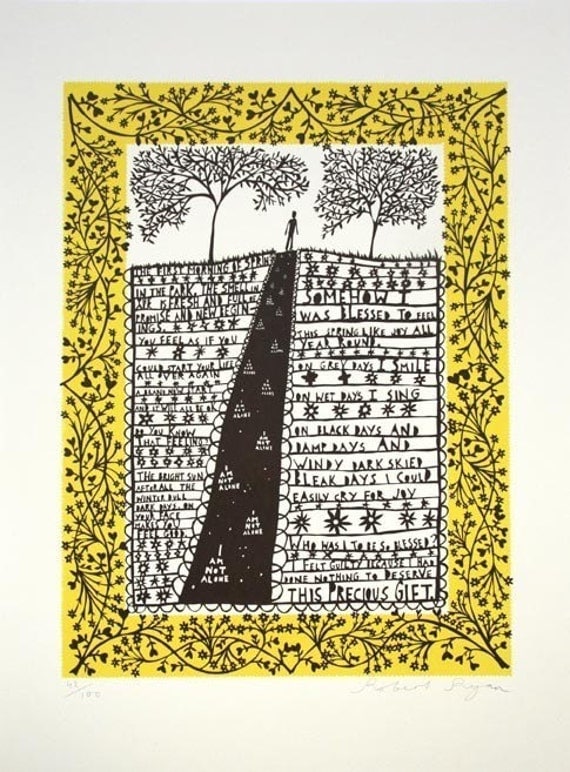 First Morning Of Spring (Yellow and Brown)
