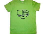 Lorry British Flashcard Tshirt- Kids
