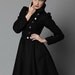 Double Breasted Melton Wool Olga Coat