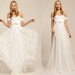 Annie Wedding Gown Silk Hand Gathered Bustier Gown with Crystal Sash
