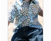 Toddler Snap Shirt- Wallflower by Kait Emerson