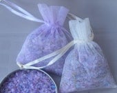 Lavender Vanilla Bath Salt Sachets