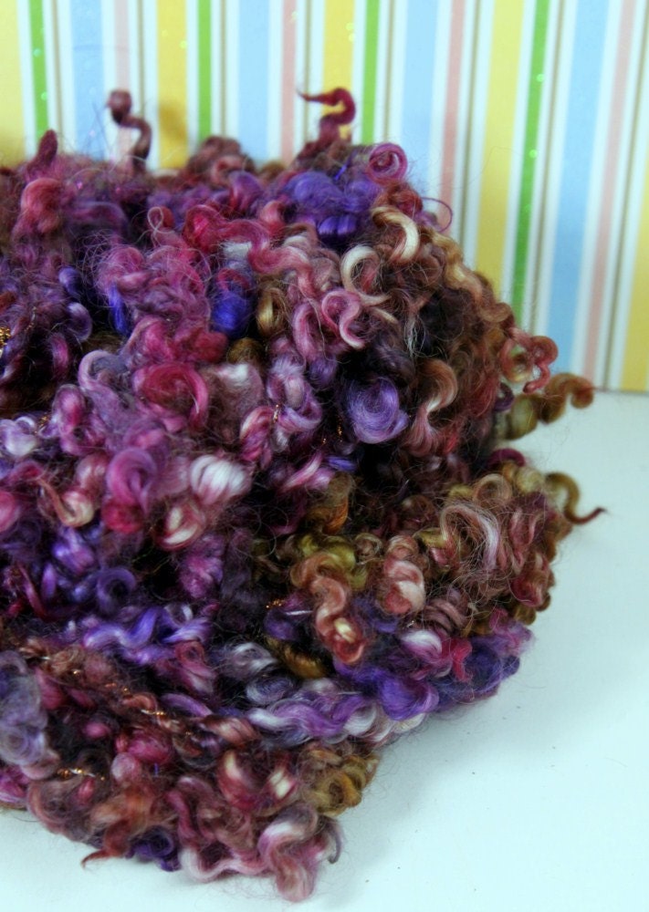 Handspun Art Yarn- Antique - Signature Jazzturtle TailSpun Artisan Yarn