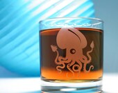 Giant Squid Lowball Glass