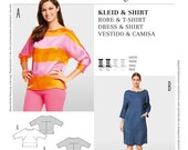 Burda Style Sewing PATTERN - 7203 Dress and Top - Sz 10-22