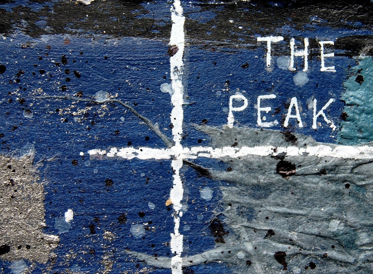 Mixed Media Art - Mountain Crossing