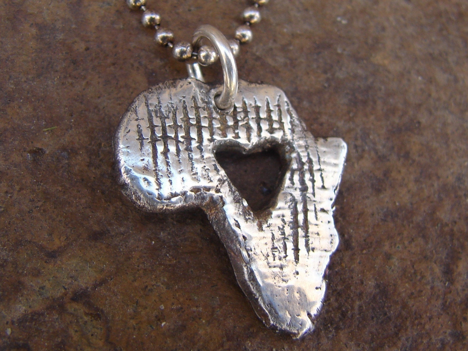 Africa Necklace-Heart for AFRICA