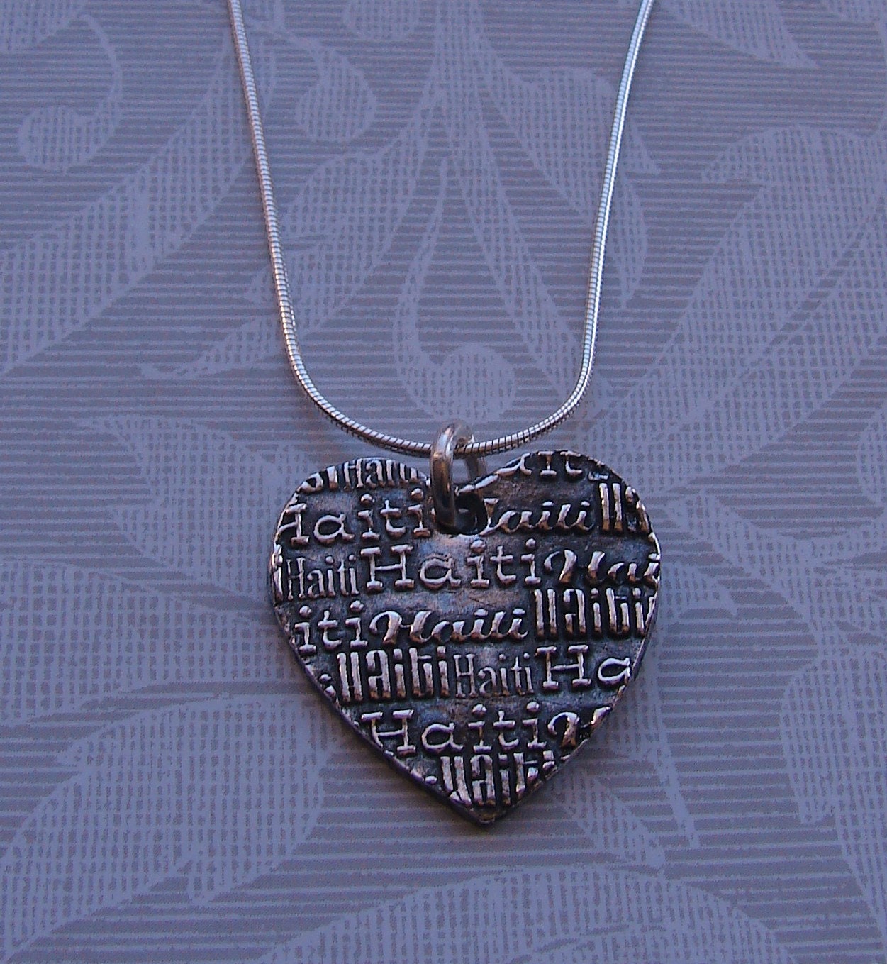 Haiti Necklace-Heart for Haiti