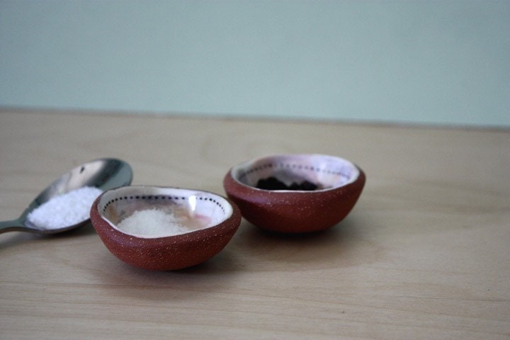 Salt and Pepper set for one