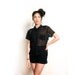 vintage sheer black top