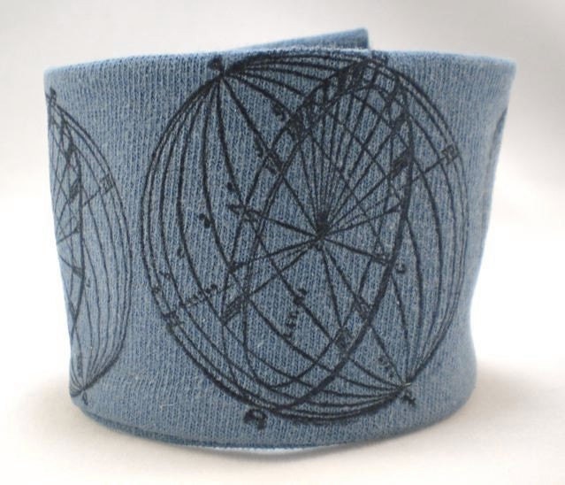 Wrist Cuff Wallet for Runners - Steampunk Gyroscope (Eco-Friendly)