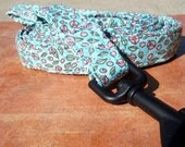 The Rosebud - Handmade Dog Leash 6ft Long Size - Organic Cotton Pet Leash