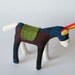 blue plaid donkey