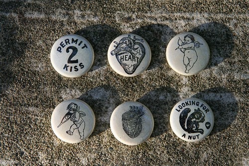 Permit 2 Kiss pinback buttons