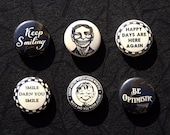 Be Optimistic Pinback Buttons