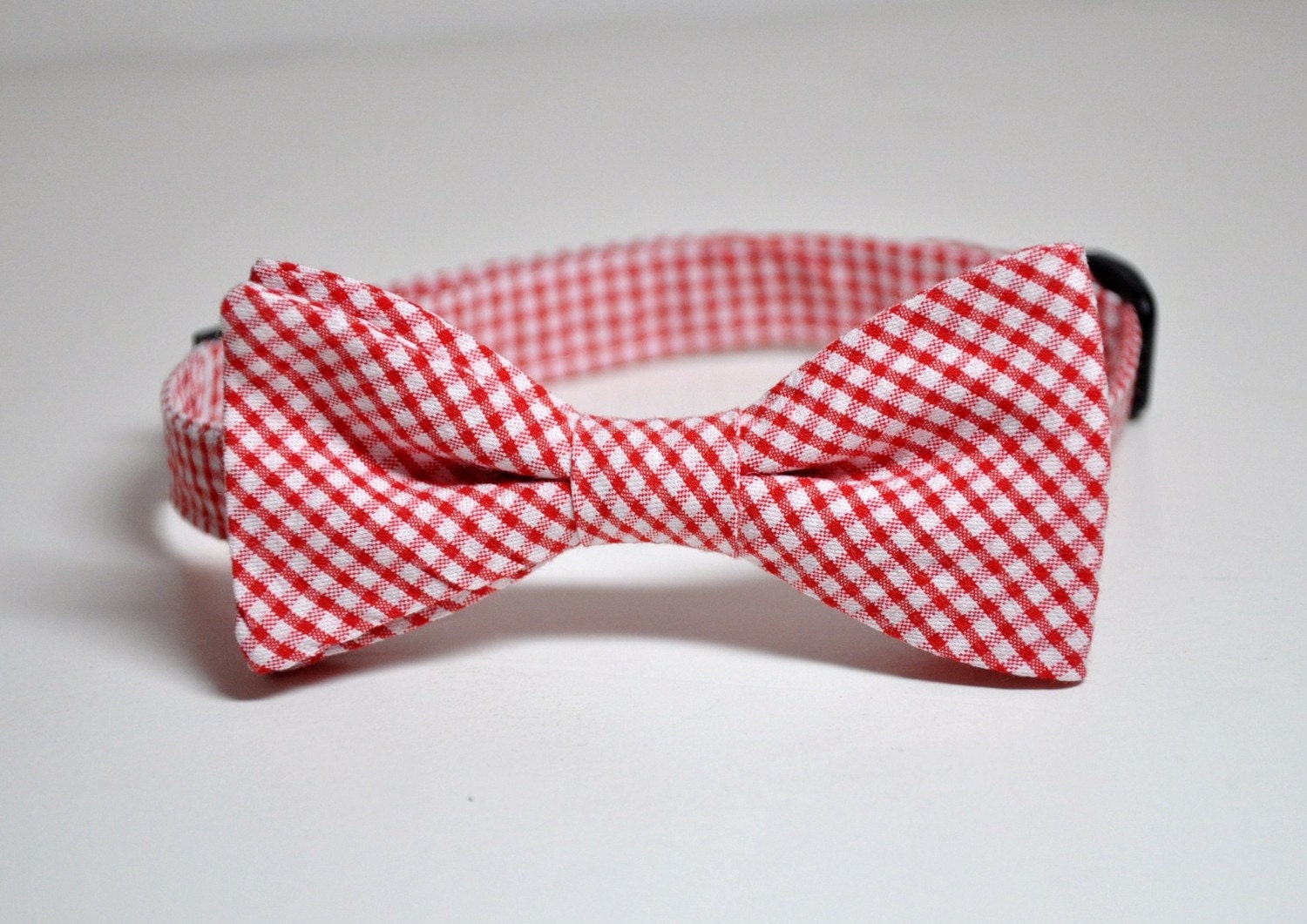 Bowtie for Boys Red Gingham Seersucker LOTS of COLORS Available
