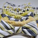 Boys Bow Ties Citron Yellow and Grey Holiday Toddler Bowties Baby Ties