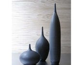 3 Large Slate Bottle Vases by Sara Paloma