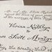 Classic script, letterpress wedding invitation