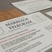 Telegram Wedding Invitation - Letterpress
