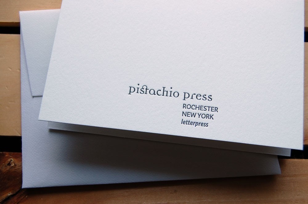 I love you, letterpressed card