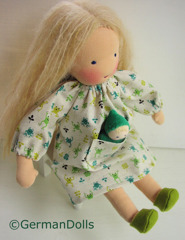 Sunny, a 15 inch Waldorf inspired Doll, Waldorf toy