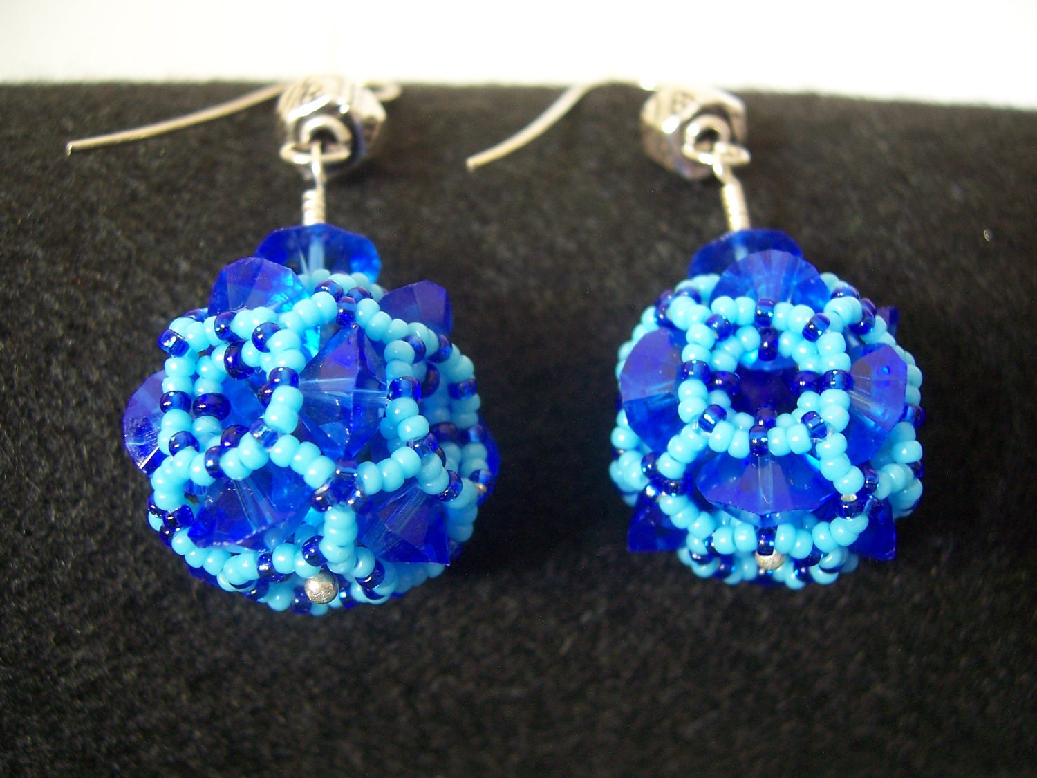 Crystal Cubism - elegant earrings