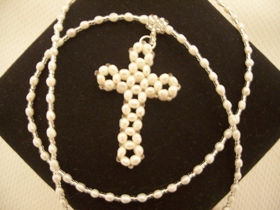3D Cross necklace