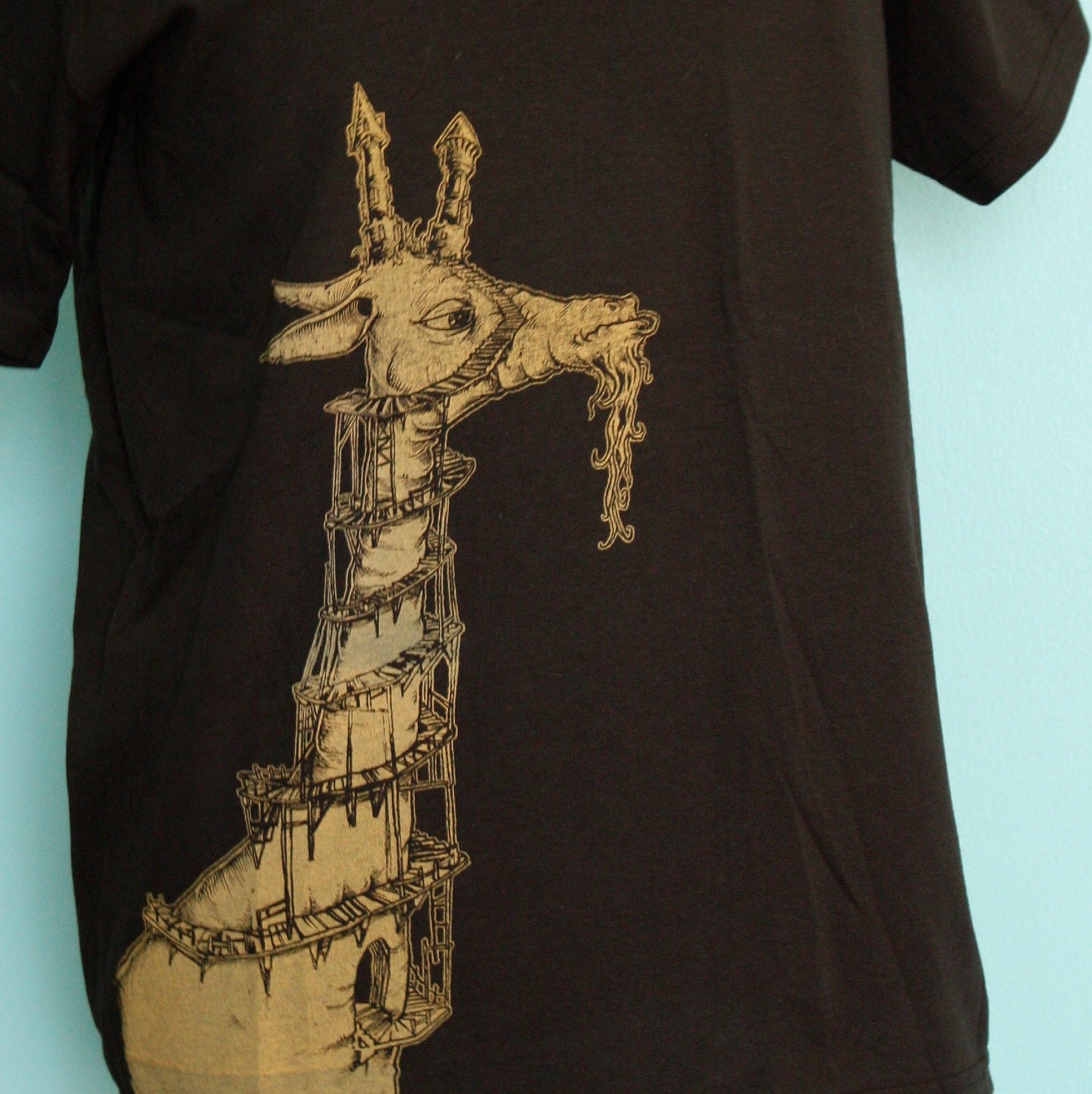 GIRAFFE TOWER Mens Tee