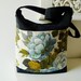 Handmade Slouch Bag Designer Tote Zippered Vintage Linen  by MyStudio on Etsy