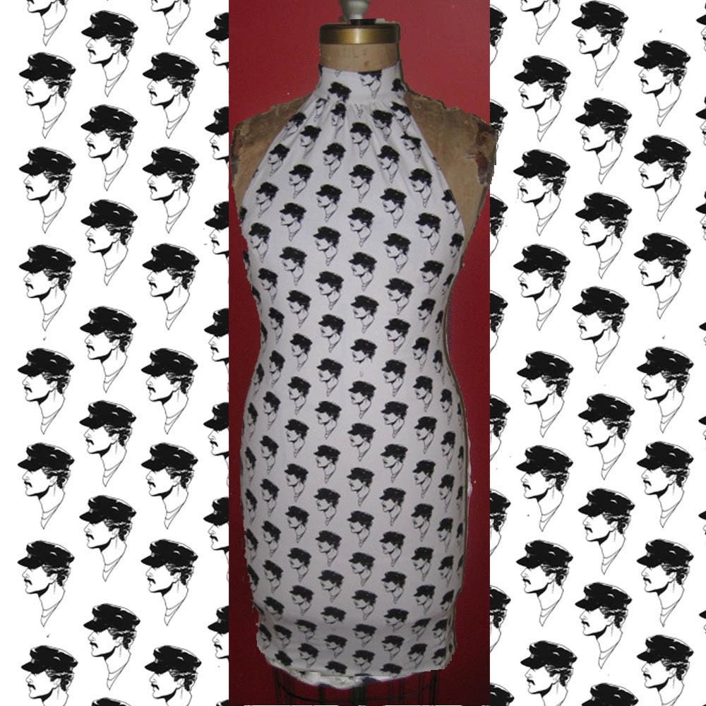 Leather Daddy Halter Dress - as seen in Bust magazine