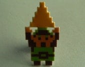 hyrule hero - link with triforce pin