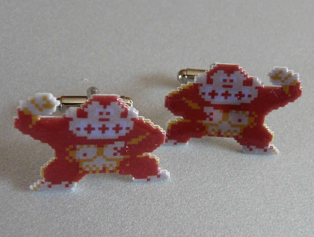 donkey kong cufflinks