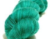 Teal - Handyed Light Fingering Weight Yarn (100% Superwash Merino Wool, 490 yards/100 gram) FREE SHIPPING