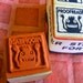 Monster rubber stamps for teachers