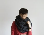 The Pembroke Cowl in Charcoal