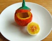 DIY- Make your own Felted Halloween Pumpkin - Pdf Instructions