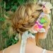 Flower Crown from vintage doilies and lace