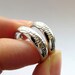Sounds of Love - Custom Sound Wave Wedding Rings - Your Personal Voice Recording Hand Engraved - White Gold - Rickson Jewellery