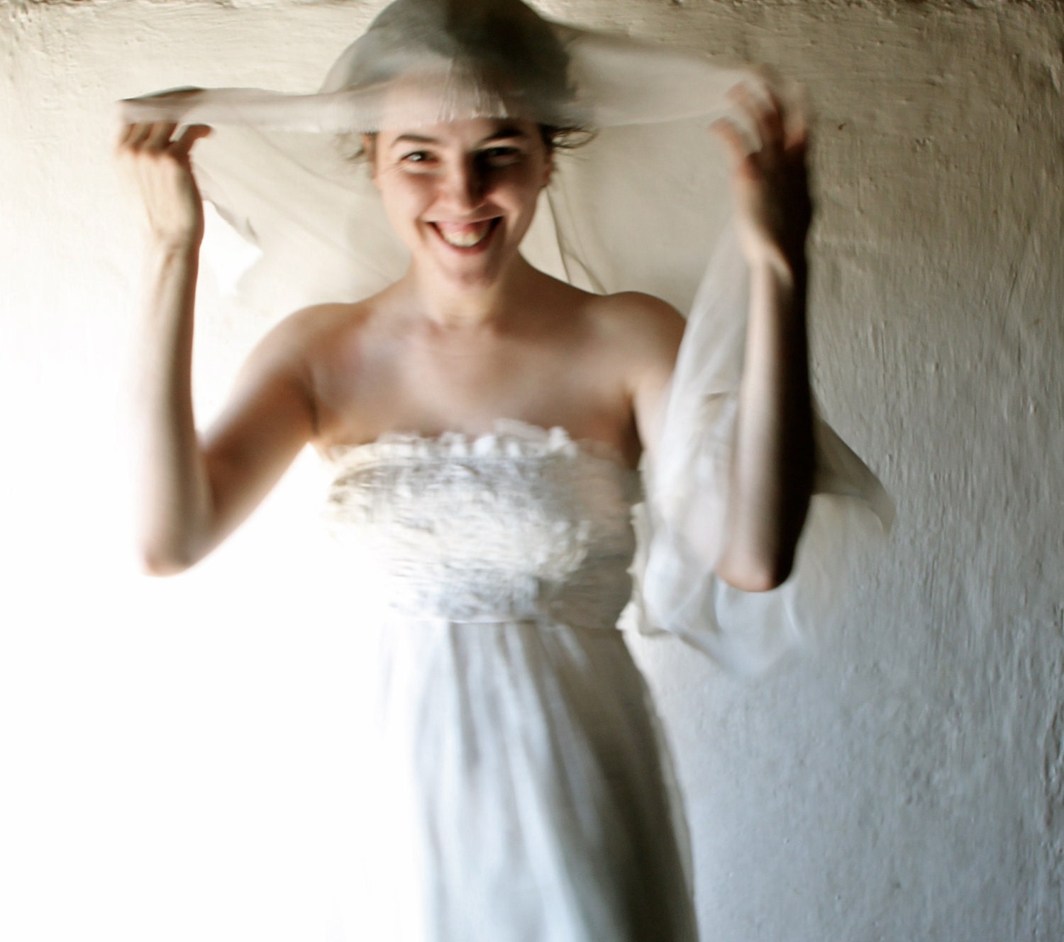 Silk chiffon bridal Scarf - shawl - veil - wrap - sash in ivory or white multifunctional scarf