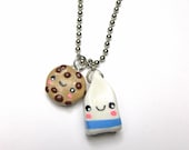 Cookies and Milk Necklace