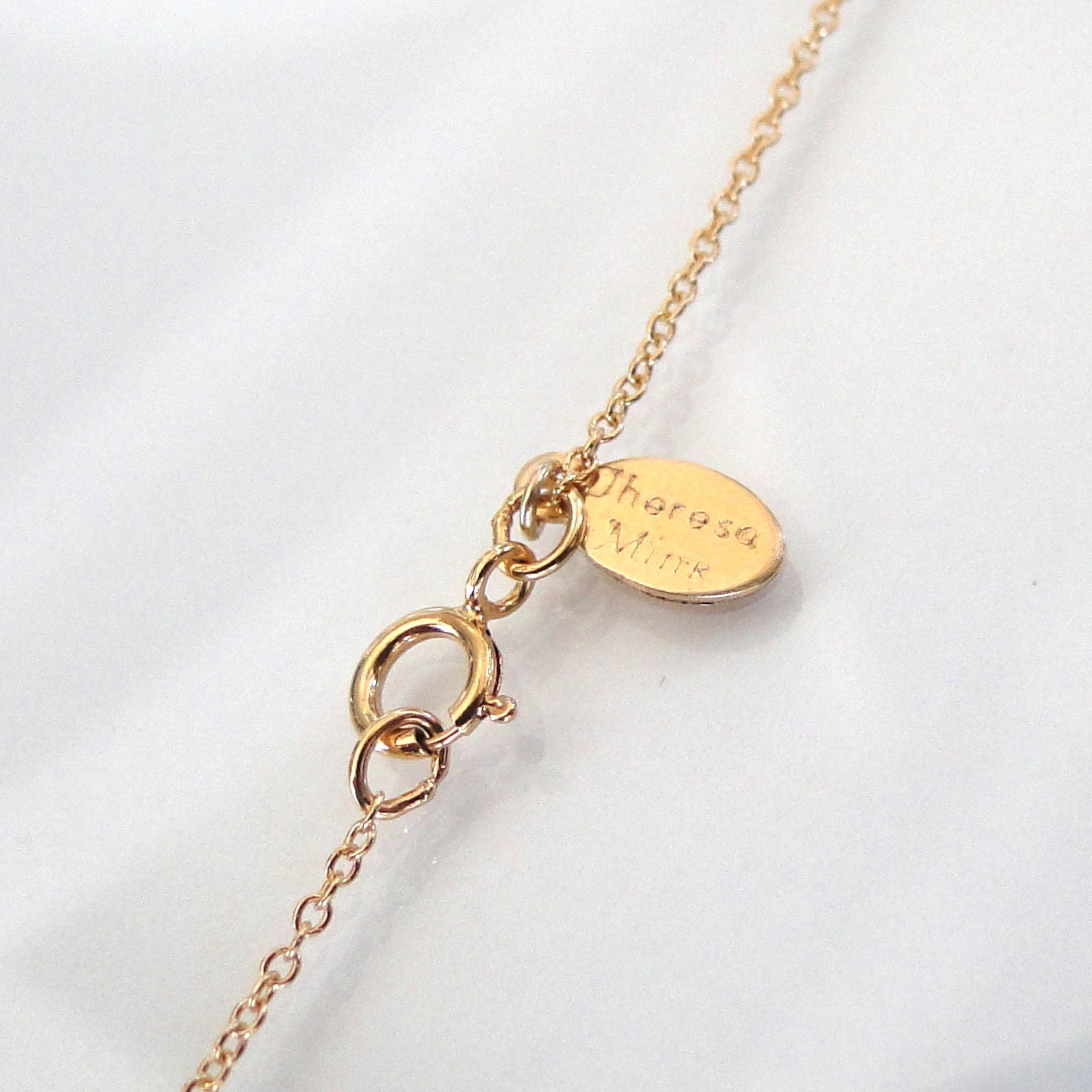 Sideways Cross Necklace - Small Handcrafted 14K Gold Filled Cross Taylor Jacobson Style