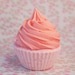 cupcake bath fizzie - pink grapefruit