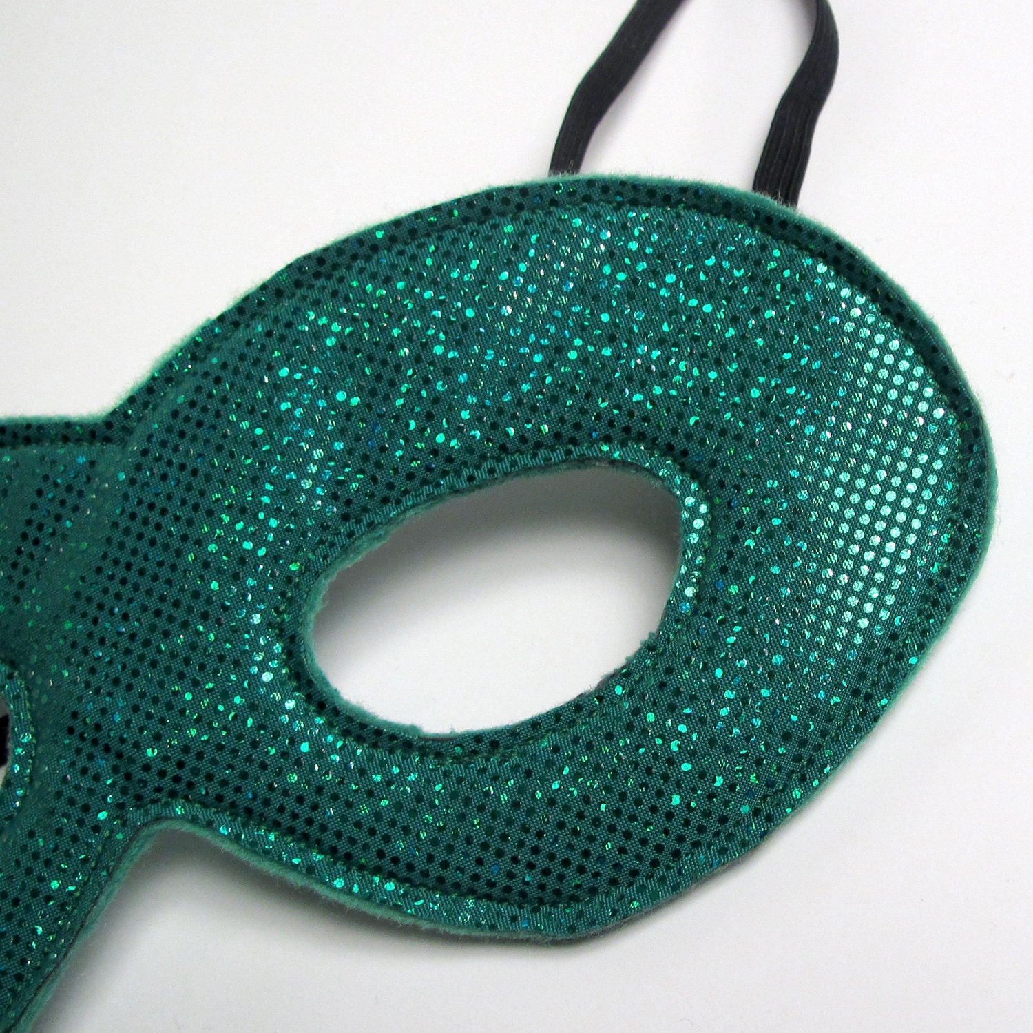 Costume Super Hero Mask - Emerald Green (WOW020912-3R)