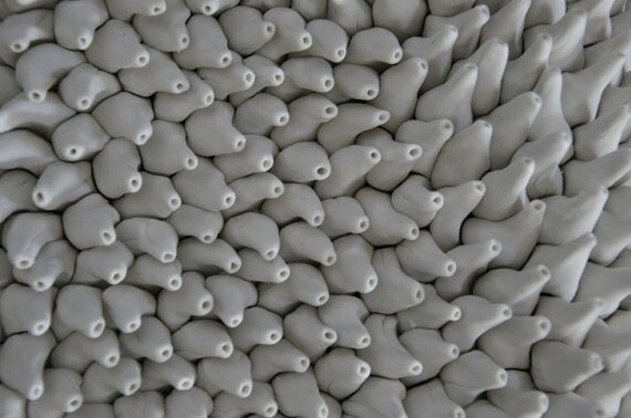 Reef - Large Textured Ceramic Tile Modern Beach Decor