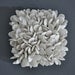 Hyacinth - Porcelain Micro Tile Ceramic - Decorative Textured Wall Art 3d  Flower Sculpture